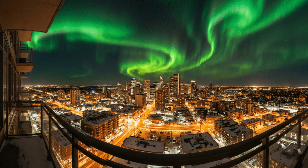 The Night the Sky Burned Green Through the City&nbsp;Lights